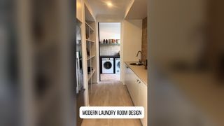आधुनिक लाँड्री कक्ष डिज़ाइन